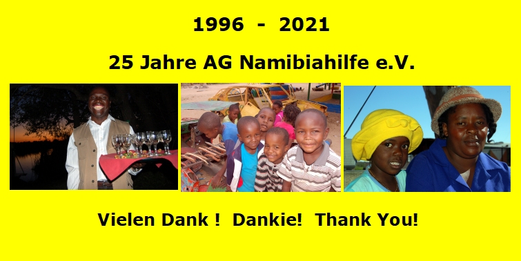 Willkommen auf der neuen Internetpräsenz der AG Namibiahilfe e.V.